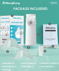 Portable Handheld Mesh Nebulizer Machine