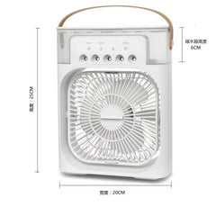 Portable 3-in-1 Air Cooler Fan – Mini AC with Humidifier for Room, Office & Car