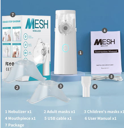 Portable Handheld Mesh Nebulizer Machine