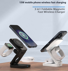 MagCharge Pro 3-in-1 Foldable Wireless Charging Station
