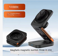 VINZZY X40 3-in-1 Foldable Magnetic Wireless Charging Station