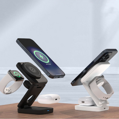 MagCharge Pro 3-in-1 Foldable Wireless Charging Station