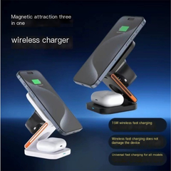 VINZZY X40 3-in-1 Foldable Magnetic Wireless Charging Station