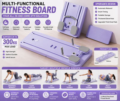 Abdominal Wheel Fitness Board