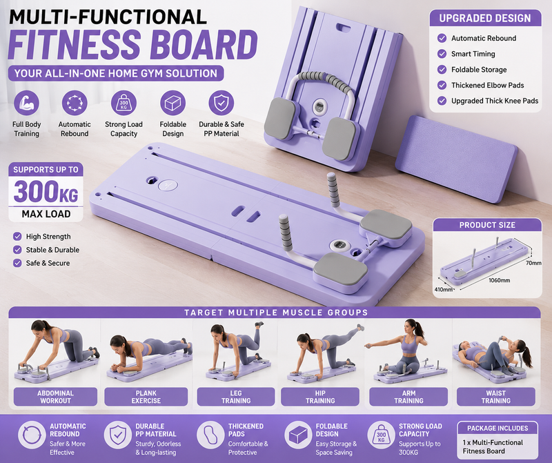 Abdominal Wheel Fitness Board
