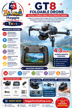 GT8 Foldable Remote Control Drone