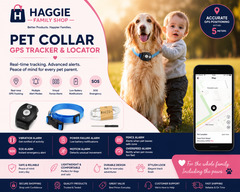 Pet Collar with GPS Tracker and Locator
