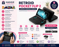 Retroid Pocket Flip 2 Android Handheld Console (5.5" OLED)