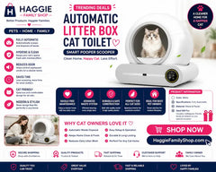 Automatic Litter Box Cat Toilet Smart Pooper Scooper