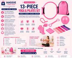 13-Piece Yoga & Pilates Set