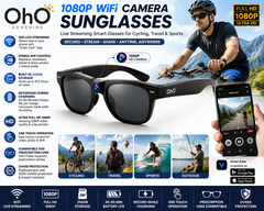 OhO Sunshine 256GB Smart Camera Sunglasses – Full HD WiFi