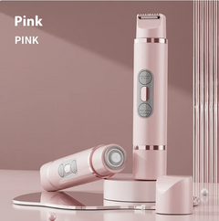 Women's Dual-Head Electric Hair Remover – Painless Facial & Body Trimmer