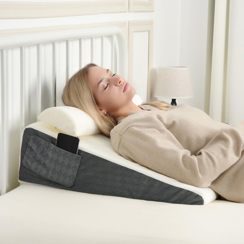 Incline Wedge Pillow for Acid Reflux & Back Pain