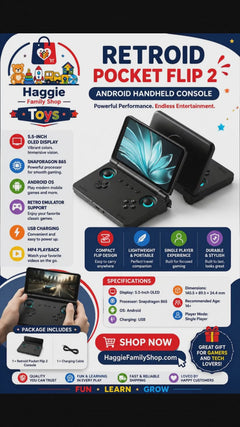 Cover image for video of Retro Pocket Flip 2 gaming system